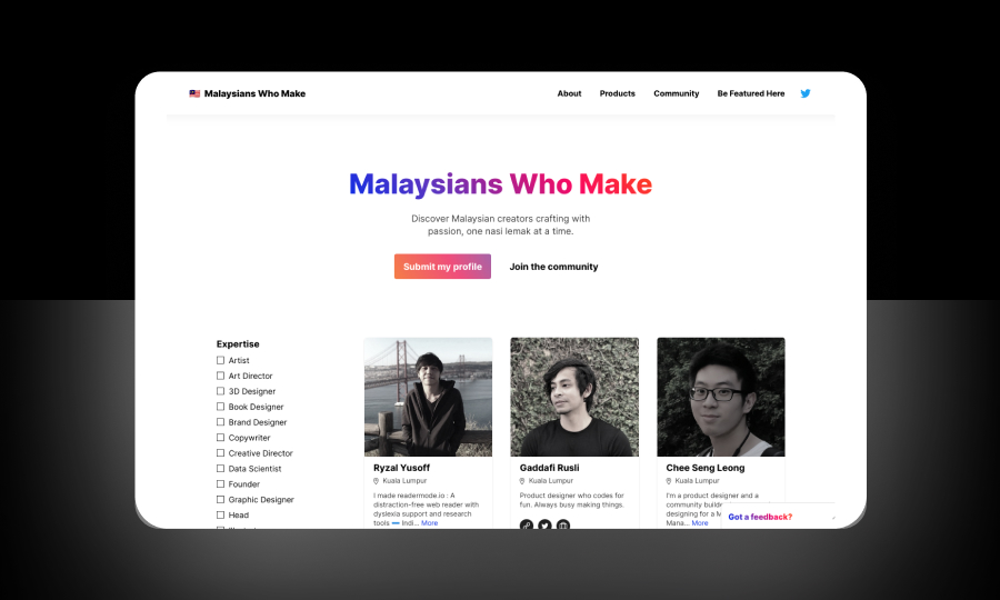 How I built Malaysians Who Make